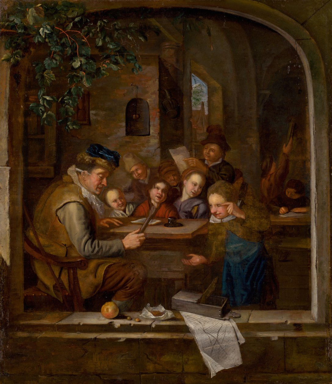 Skolan, c. 1650. av Jan Havickszoon Steen