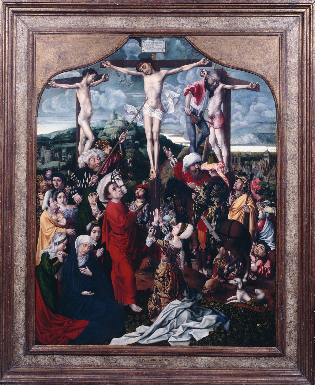 Golgata, ca 1515-20 (olja på duk) av Jan II Provost