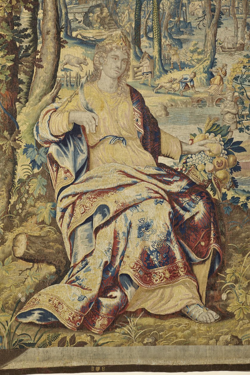 Detalj av Pomona, från Vertumnus och Pomona, c.1630 av Jan II Raes