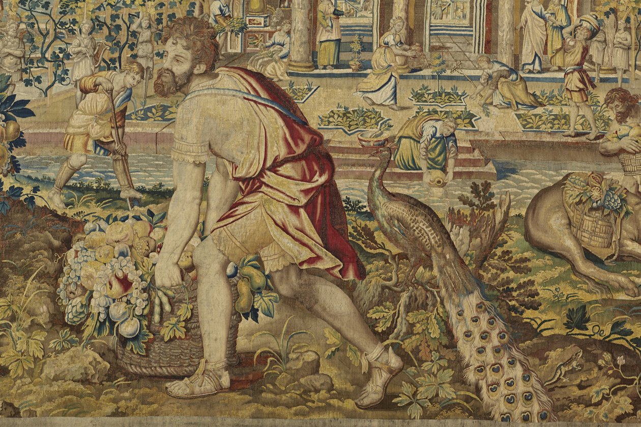 Detalj av Vertumnus, från Vertumnus och Pomona, c.1630 av Jan II Raes