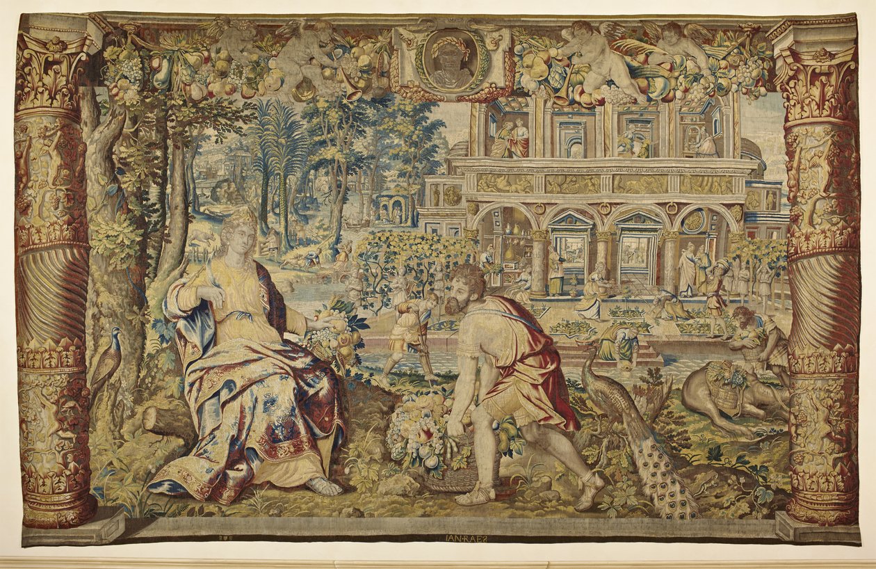 Vertumnus och Pomona, c.1630 av Jan II Raes