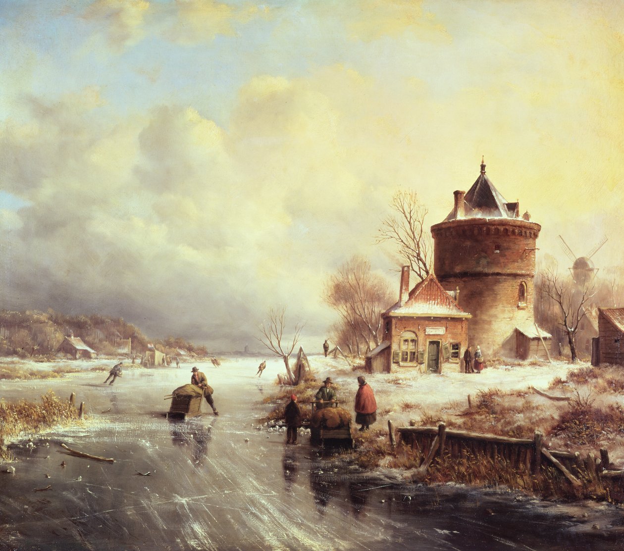En frusen flod av Jan Jacob Spohler