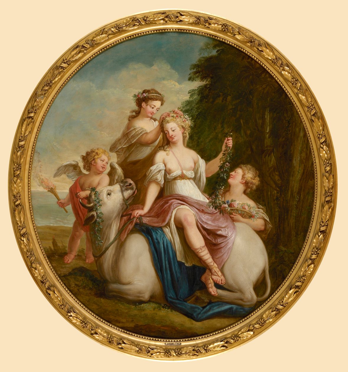 Europas våldtäkt, 1723. av Jan Jakob Spoede