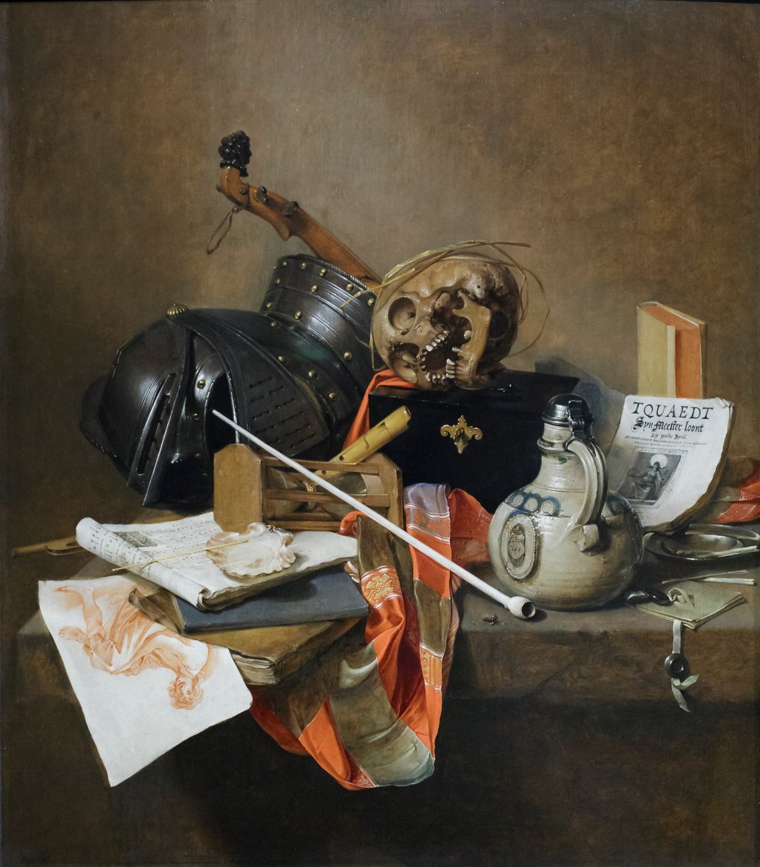 Vanitas stilleben av Jan Jansz Treck