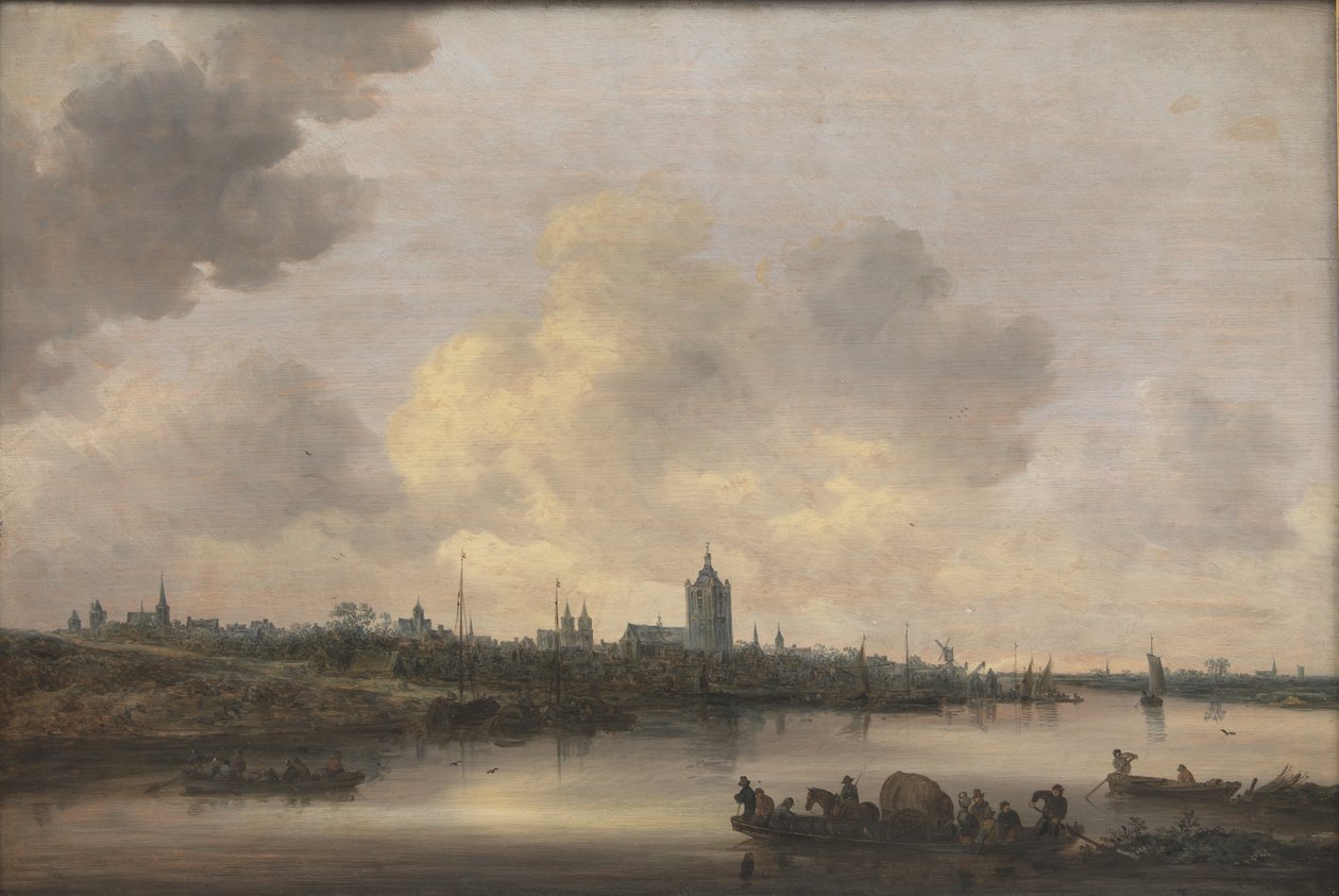 Utsikt över staden Arnhem av Jan Josefsz van Goyen