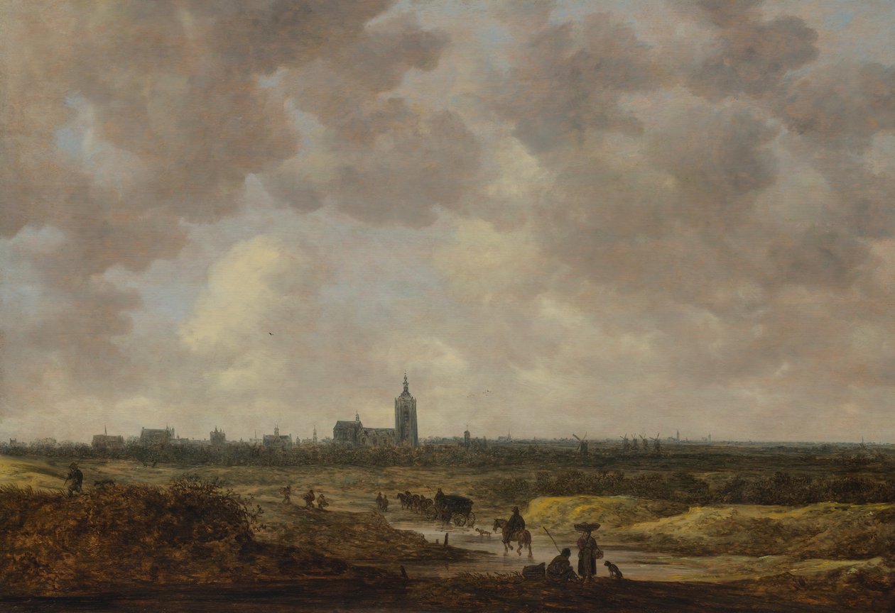 En utsikt över Haag från nordväst, 1647. av Jan Josephsz van Goyen