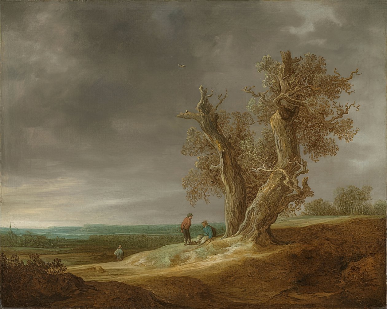 Landskap med två ekar. 1641 av Jan Josephsz van Goyen