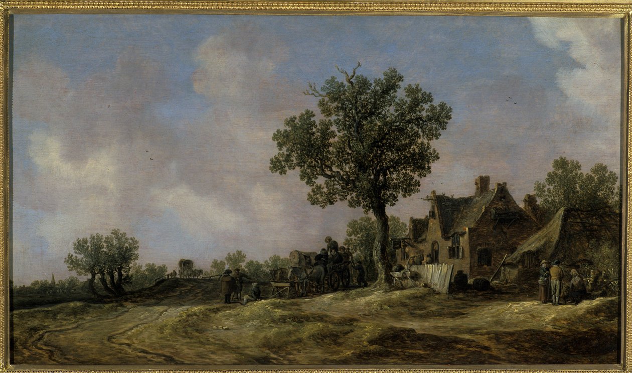 Krog på en landsväg, 1620 av Jan Josephsz van Goyen