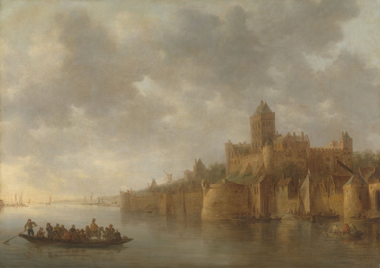The Valkhof i Nijmegen av Jan Josephsz van Goyen