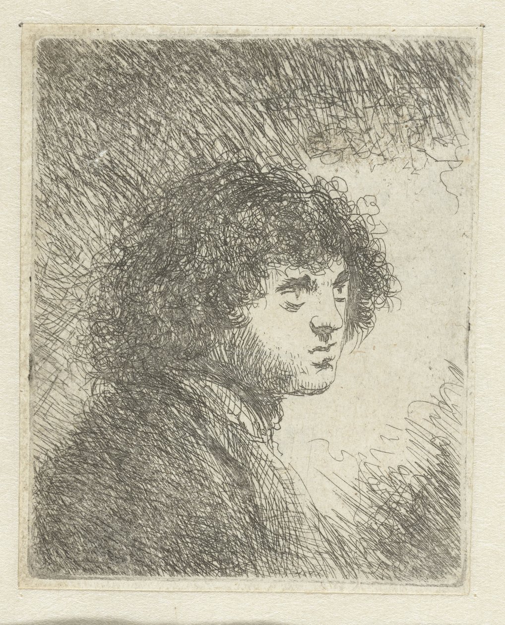 Byst av en ung man av Jan Lievens