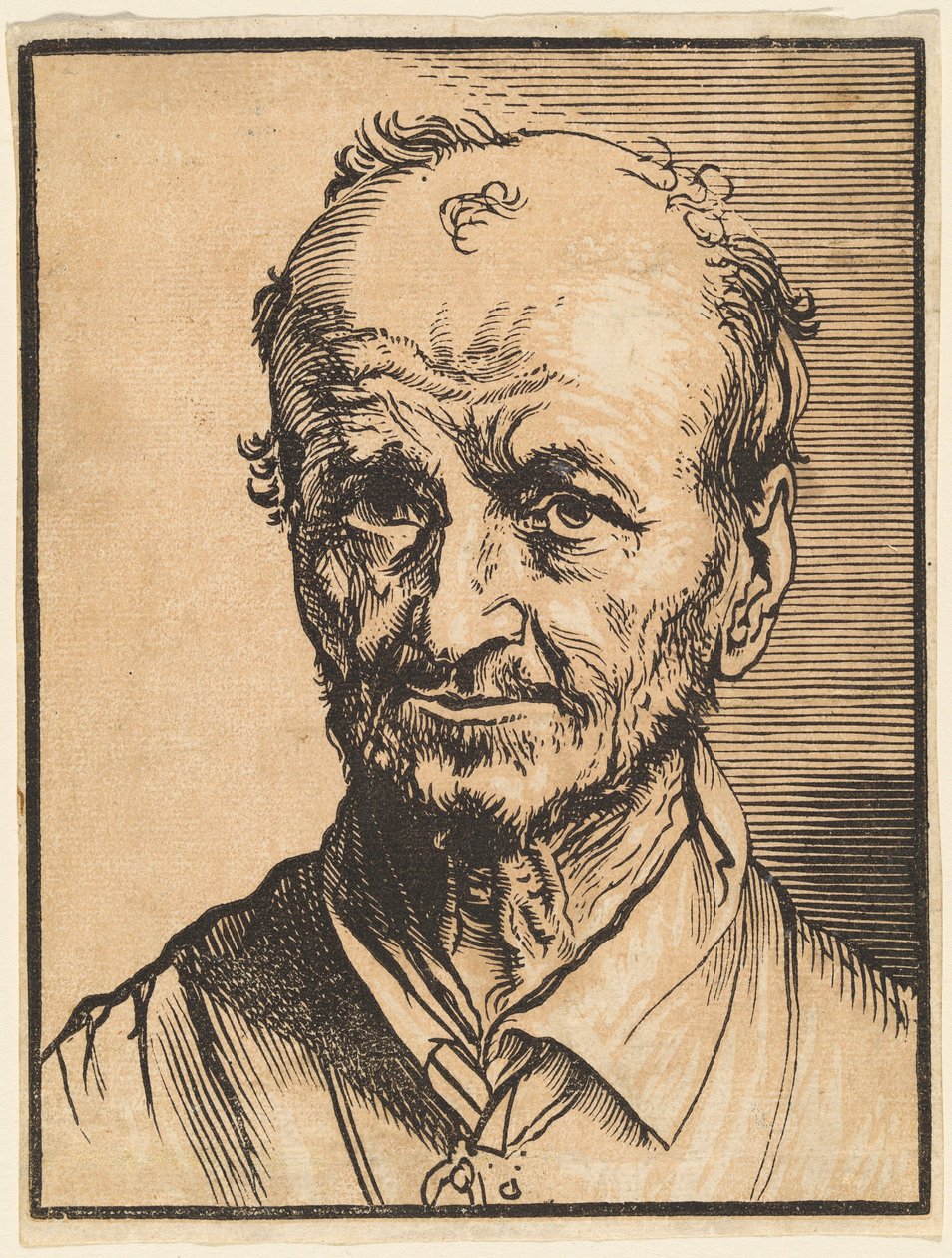Byst av en man med tunnhårighet av Jan Lievens