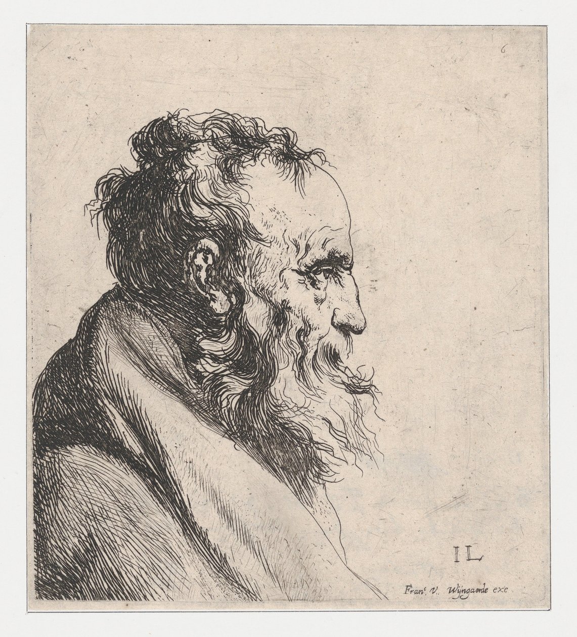 Byst av en äldre man av Jan Lievens