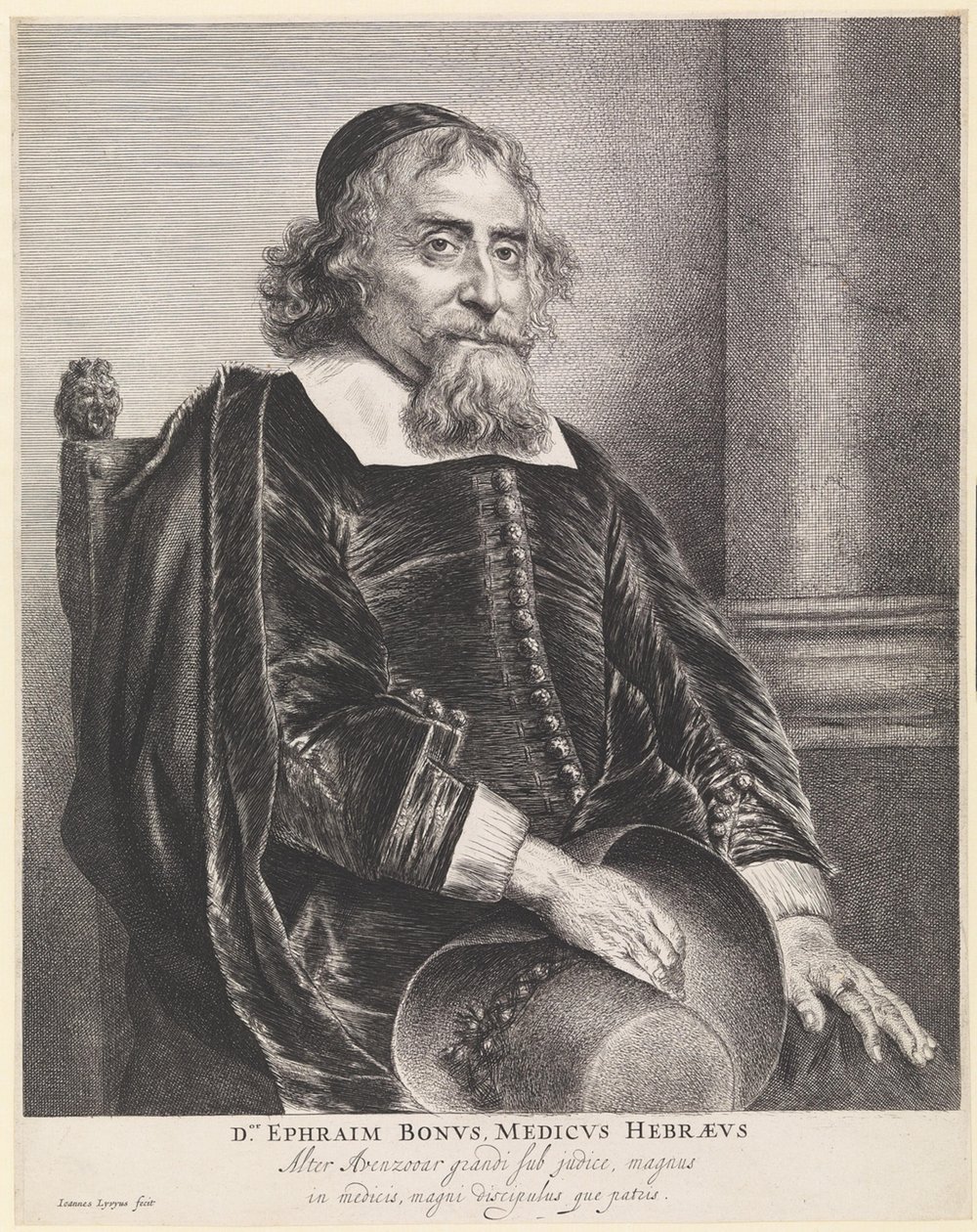 Ephraim Bonetus (1599–1665) av Jan Lievens
