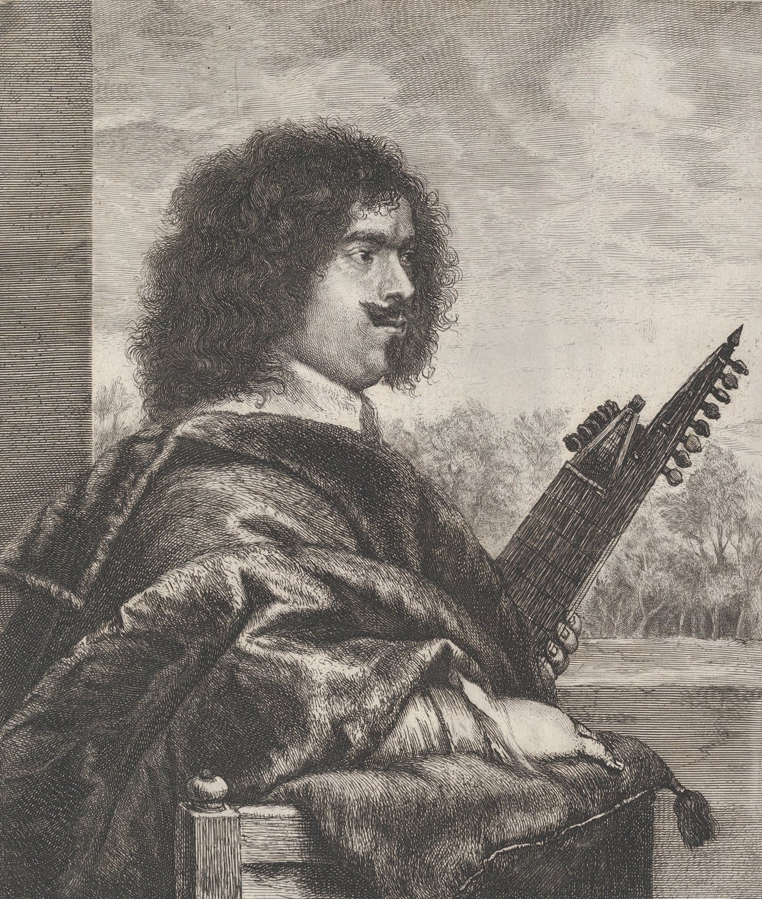 Jacques Gaultier, 1600-talet. av Jan Lievens