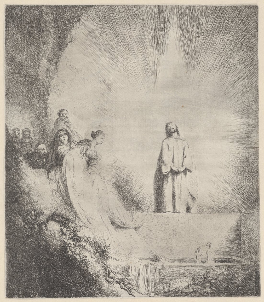 Uppfostran av Lazarus av Jan Lievens