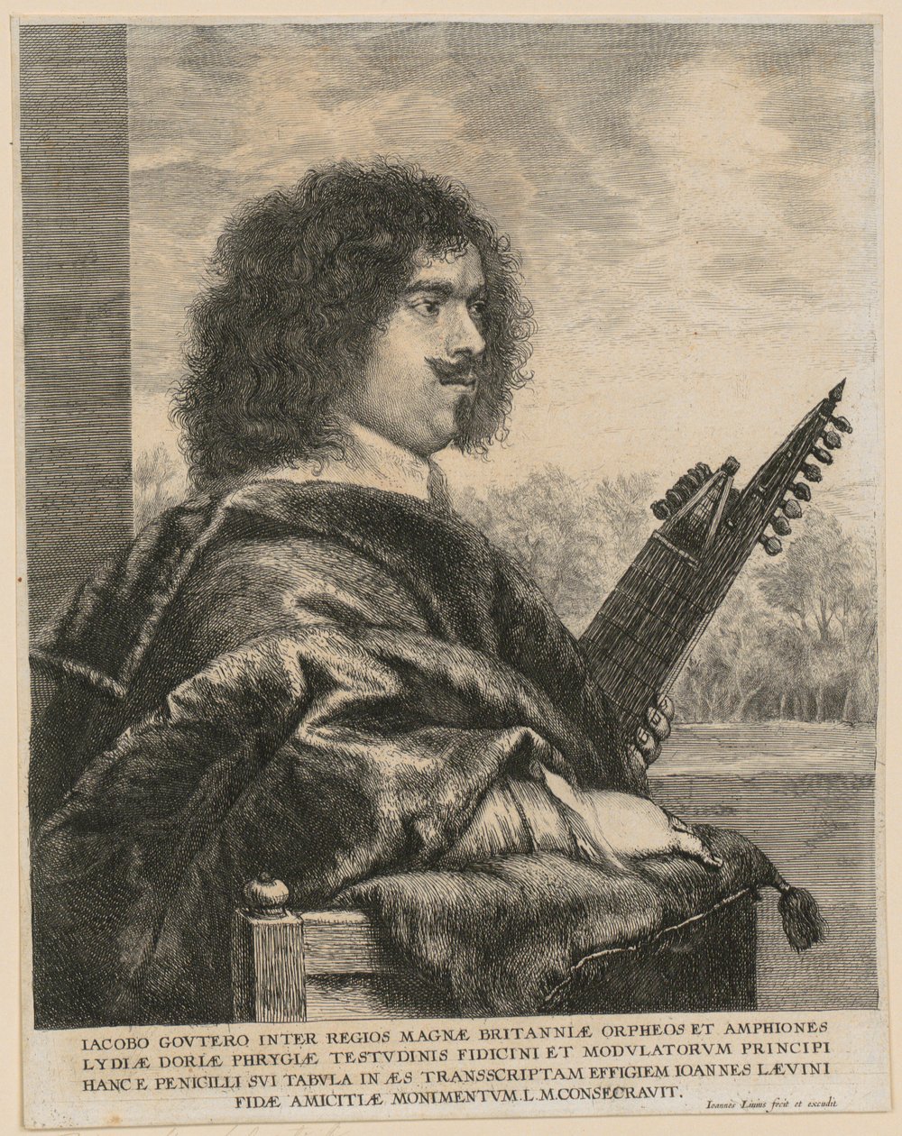 Porträtt av Jacques Gaultier (Gouter) av Jan Lievens