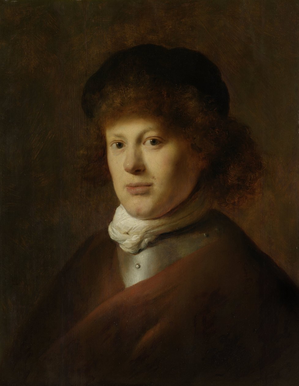 Porträtt av Rembrandt van Rijn Porträtt av Rembrandt av Jan Lievens