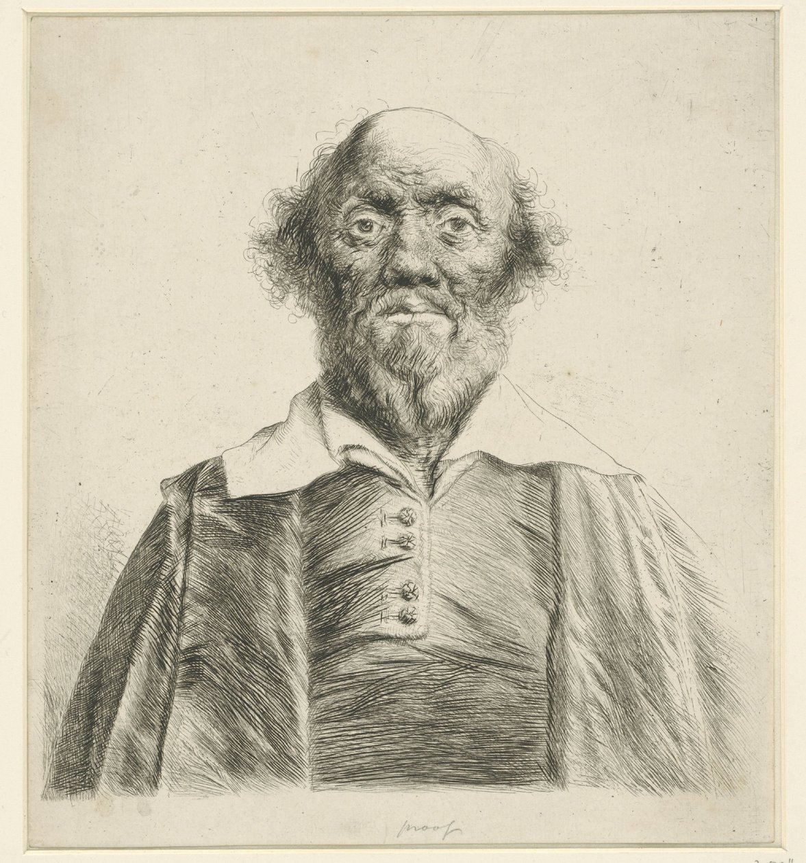 Porträtt av en gammal man av Jan Lievens