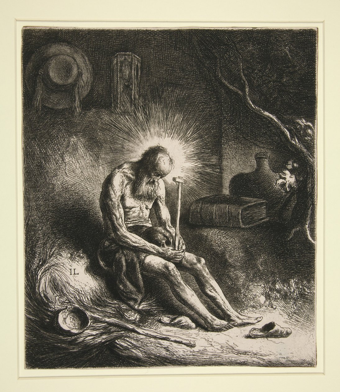 Sankt Hieronymus i botgöring av Jan Lievens