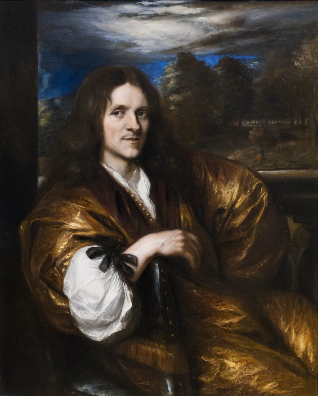 Självporträtt, tidigt 1650-tal (olja på duk) av Jan Lievensz.