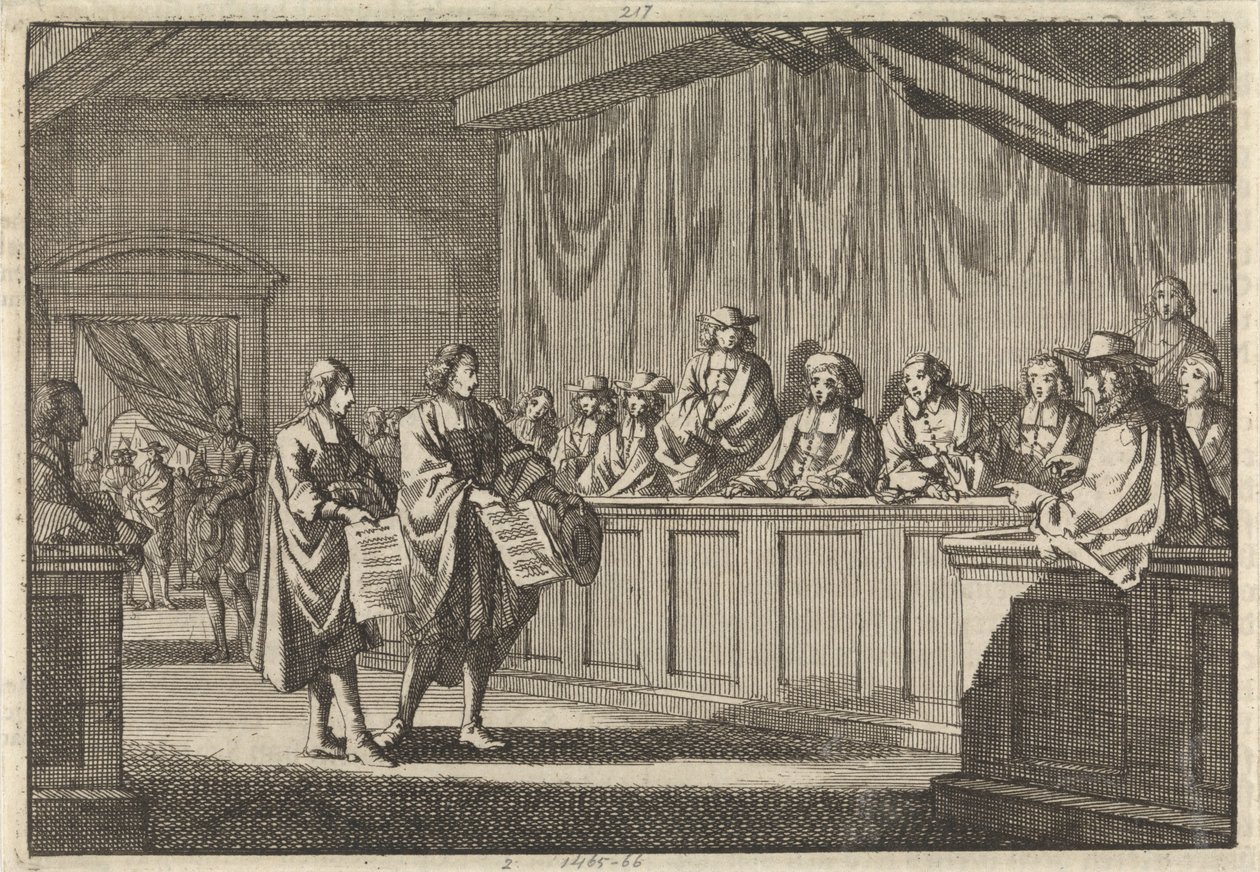 De reformerade pastorerna Gilly och Courdil läste en förklaring vid synoden i Sorges att de skulle konvertera till den katolska kyrkan den 3 juni 1683 av Jan Luyken