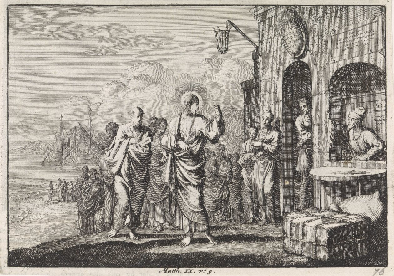 Matteus kallelse av Jan Luyken