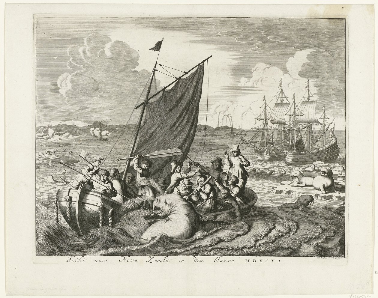 Tte resa till ny jord Yin 1596, 1679-1681 av Jan Luyken