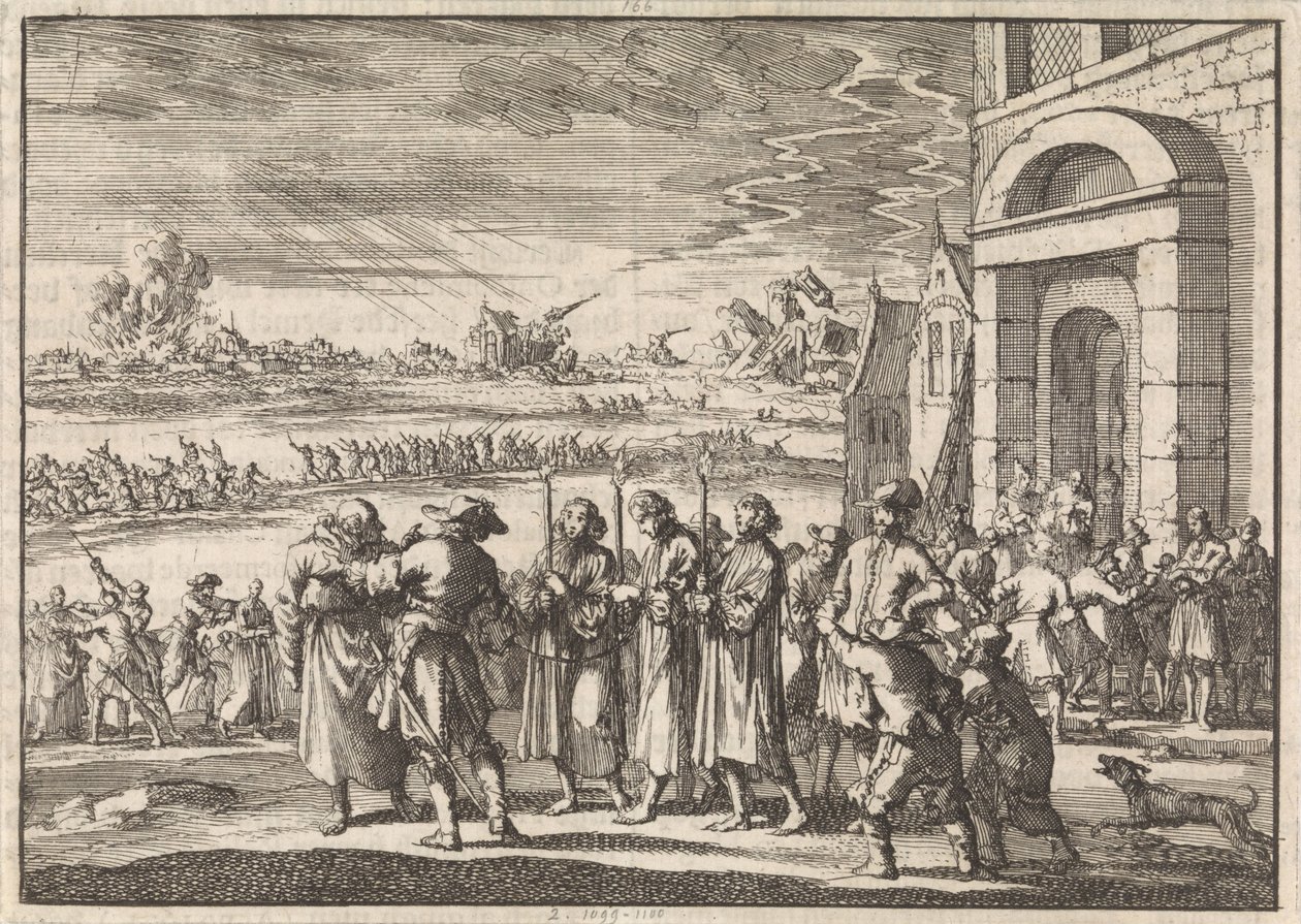 Förföljelse av protestanter i Frankrike, 1672 av Jan Luyken