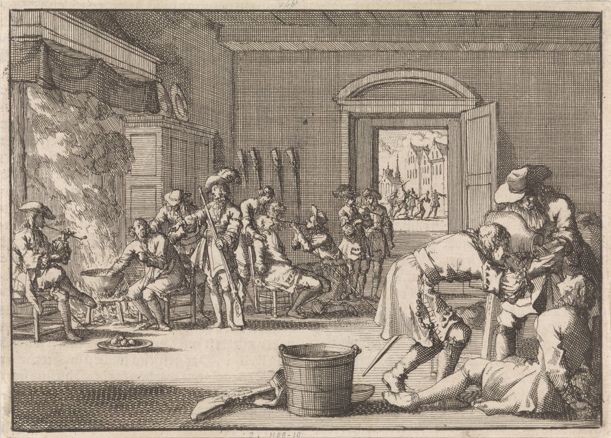 Förföljelse av de reformerta i Frankrike, 1685 av Jan Luyken