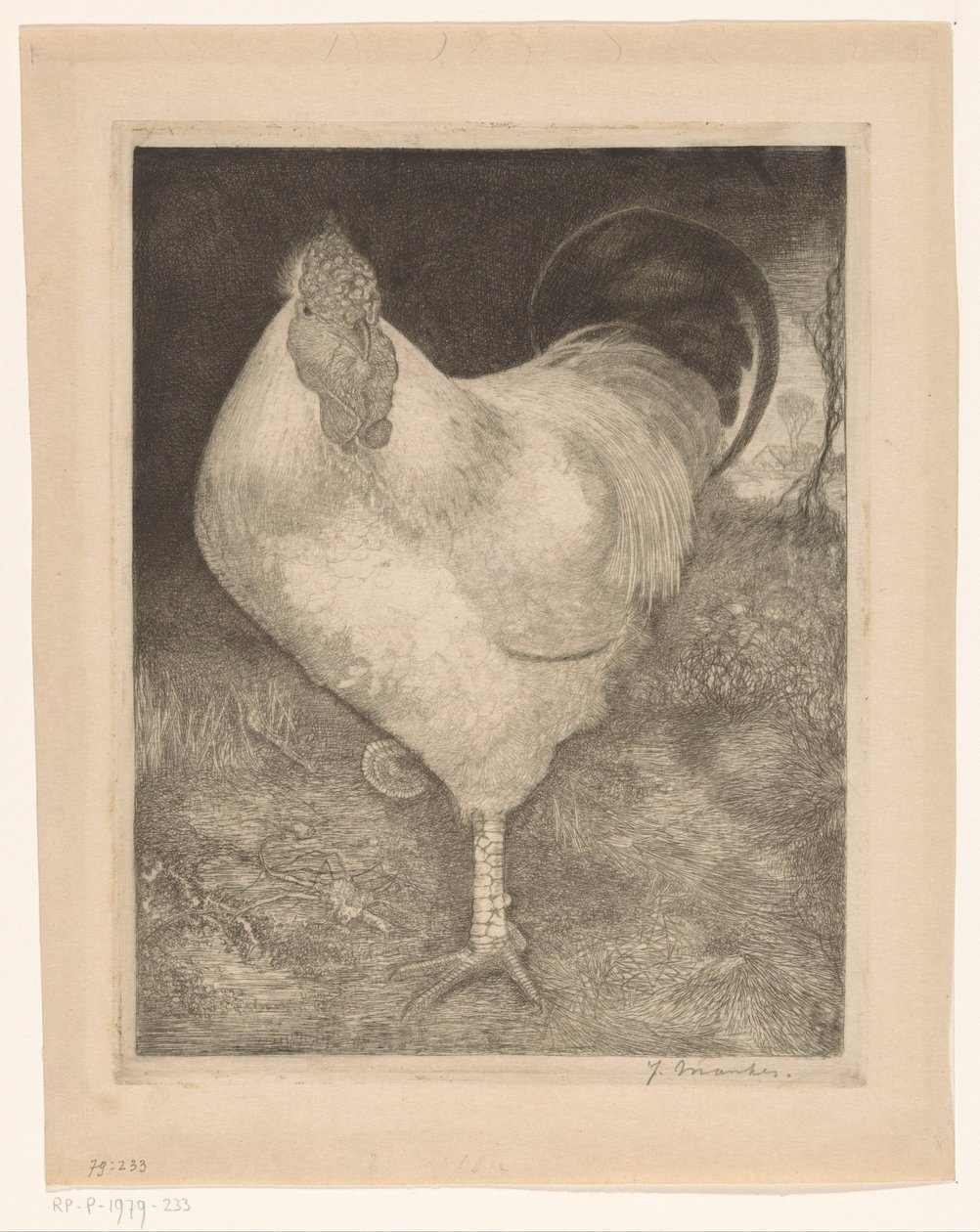 Tupp på ett ben av Jan Mankes (signed by artist)