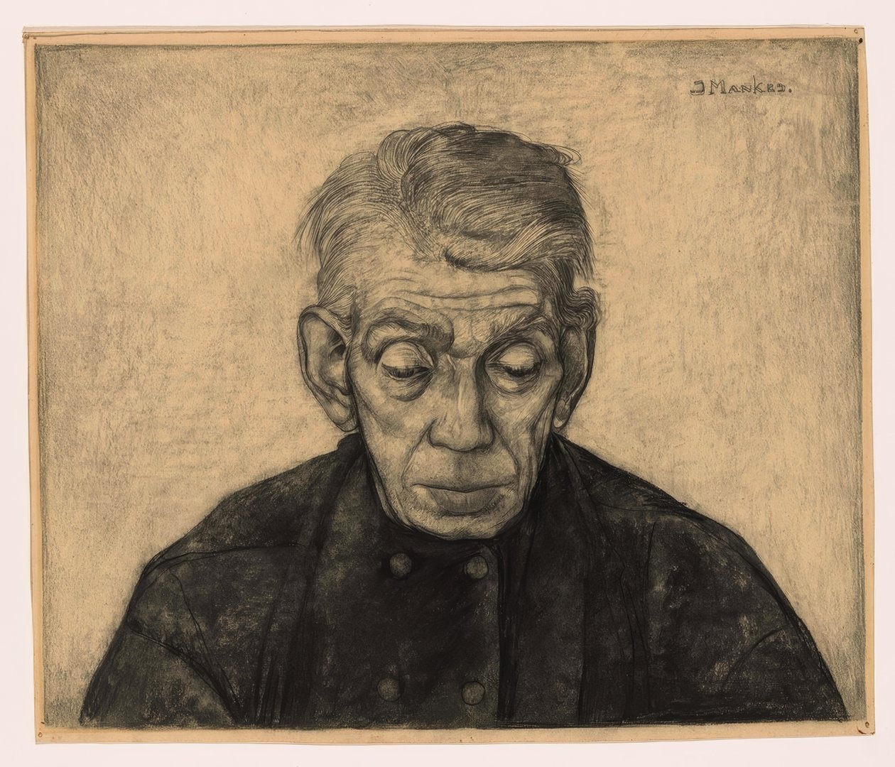 Douwe sedd framifrån av Jan Mankes