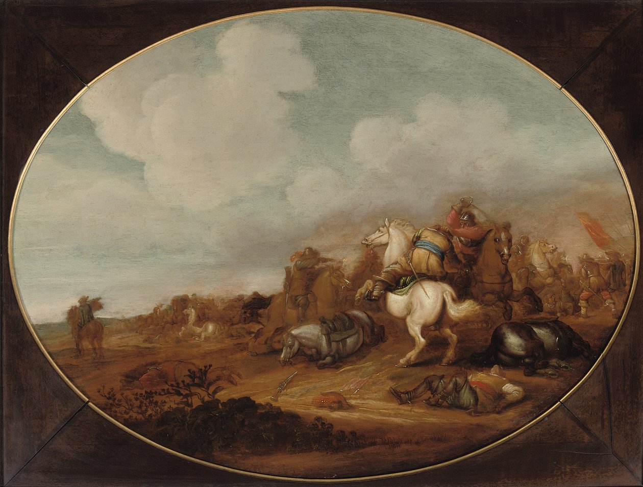 En kavalleristrid av Jan Martszen de Jonge