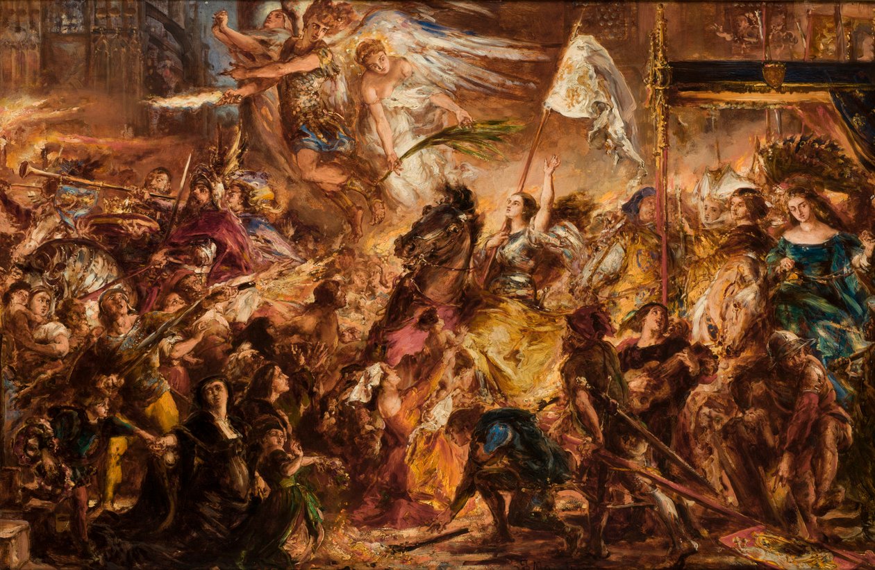 Jungfrun från Orléans av Jan Matejko