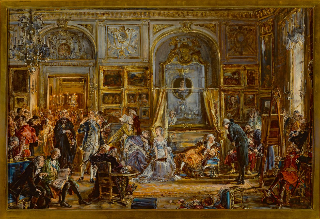 Konstitutionen den 3 maj. Fyraåriga sejmen. Utbildningskommissionen. Delningen. År 1795 av Jan Matejko