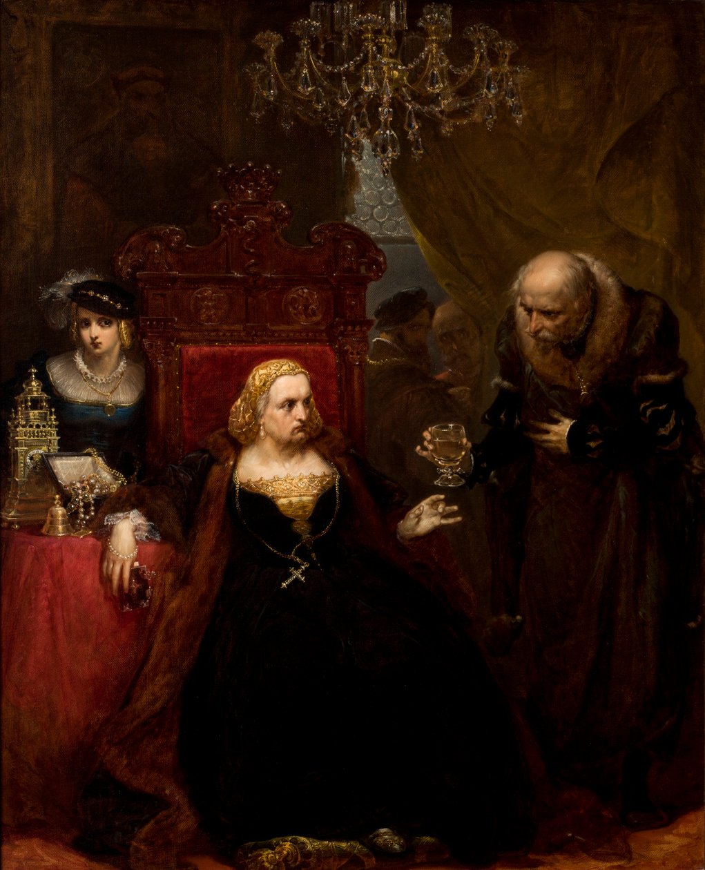 Förgiftningen av drottning Bona av Jan Matejko