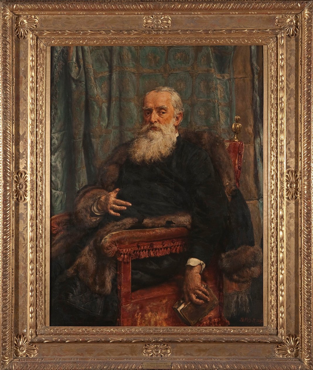 Porträtt av Henryk Krajewski av Jan Matejko