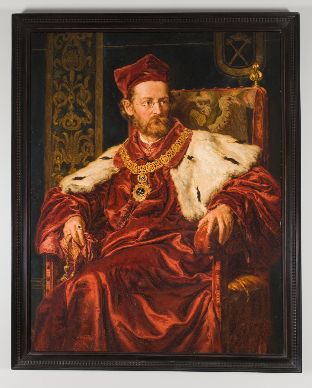Porträtt av Józef Szujski (1835-1883) av Jan Matejko