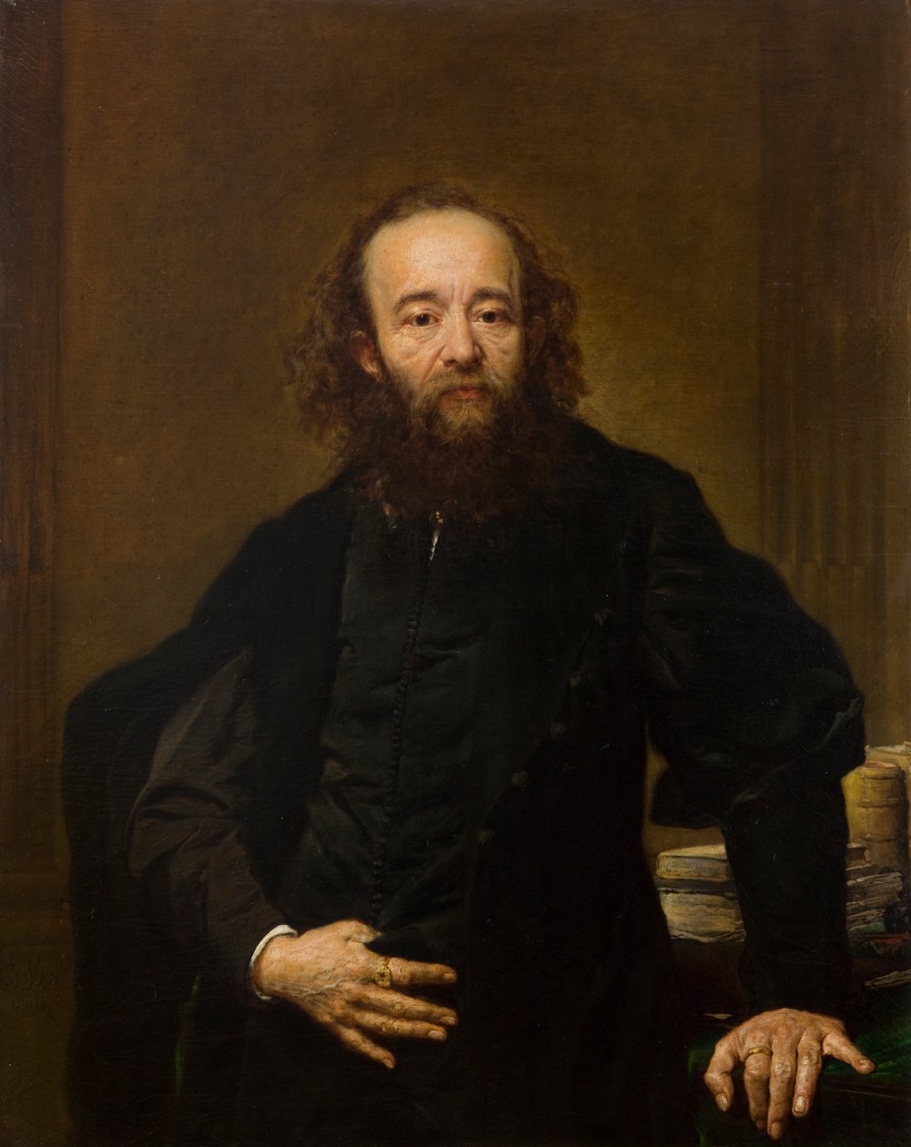 Porträtt av Leonard Serafiński av Jan Matejko