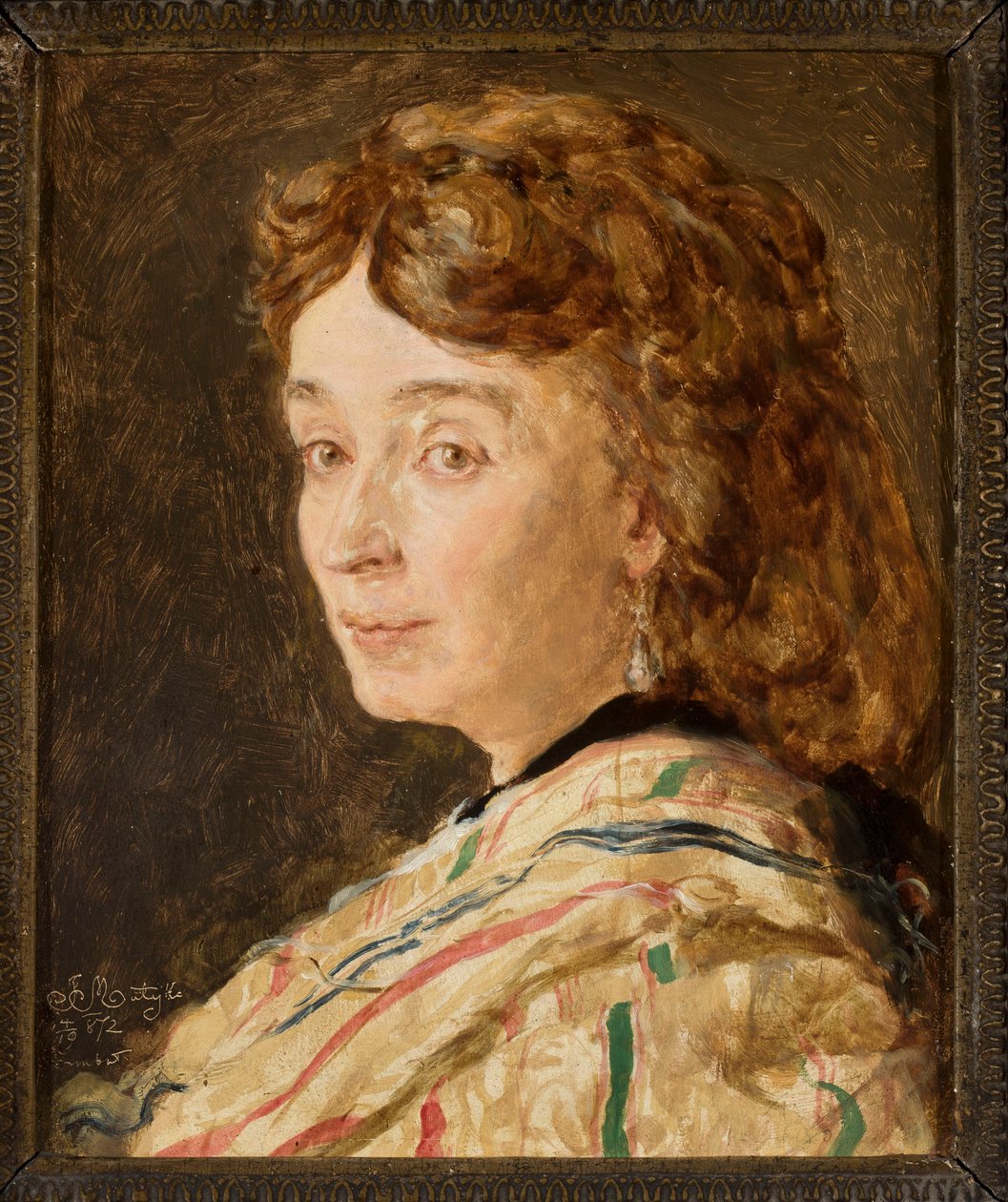 Porträtt av Ludwika Gropplerowa av Jan Matejko