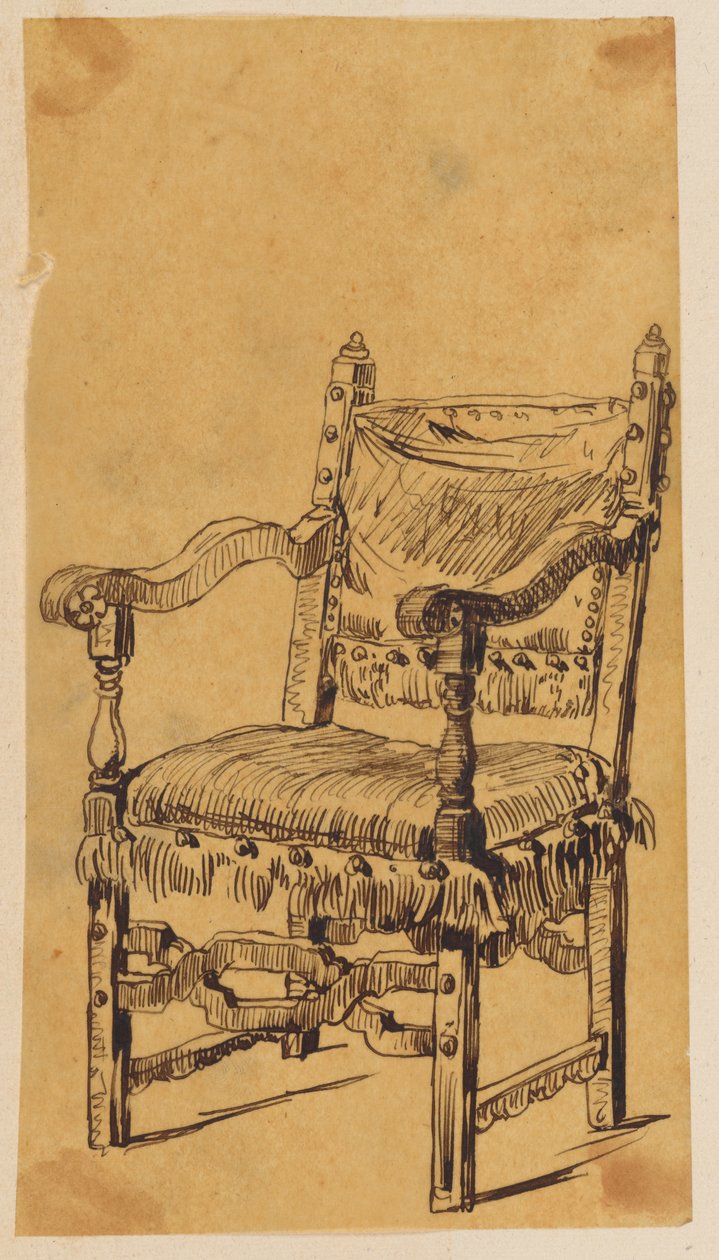Skarbczyk. Sessel im Stil von Ludwig XIX. av Jan Matejko