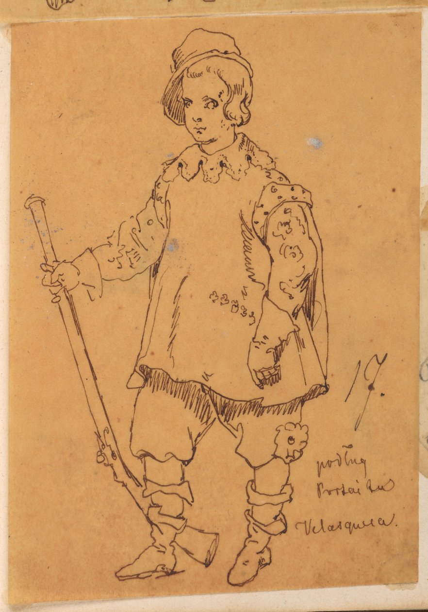 Skarbczyk. Jüngling mit Gewehr. av Jan Matejko