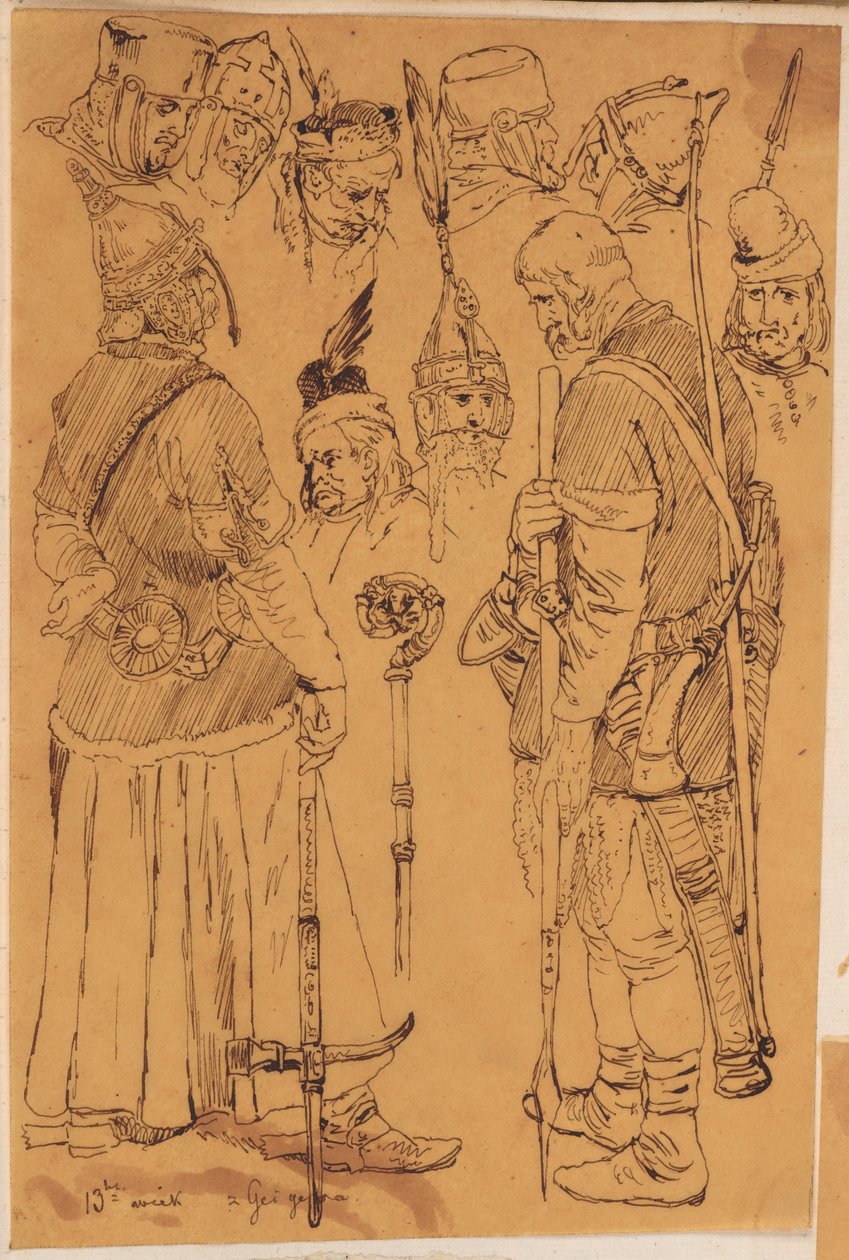 Skarbczyk. Krieger aus dem 13. Jahrhundert av Jan Matejko