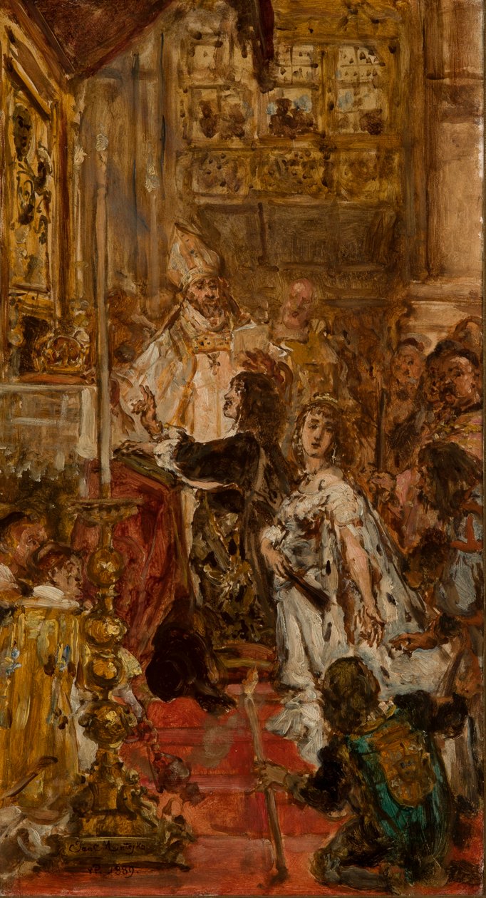Jan Kazimierzs bröllop av Jan Matejko