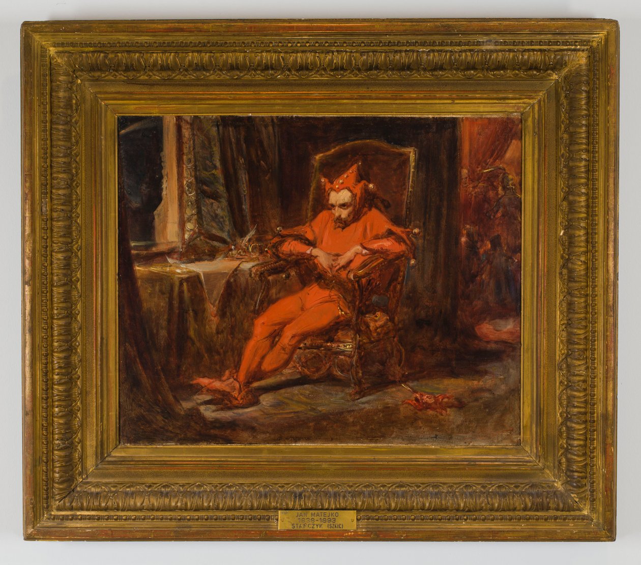 Skiss till "Stańczyk" av Jan Matejko