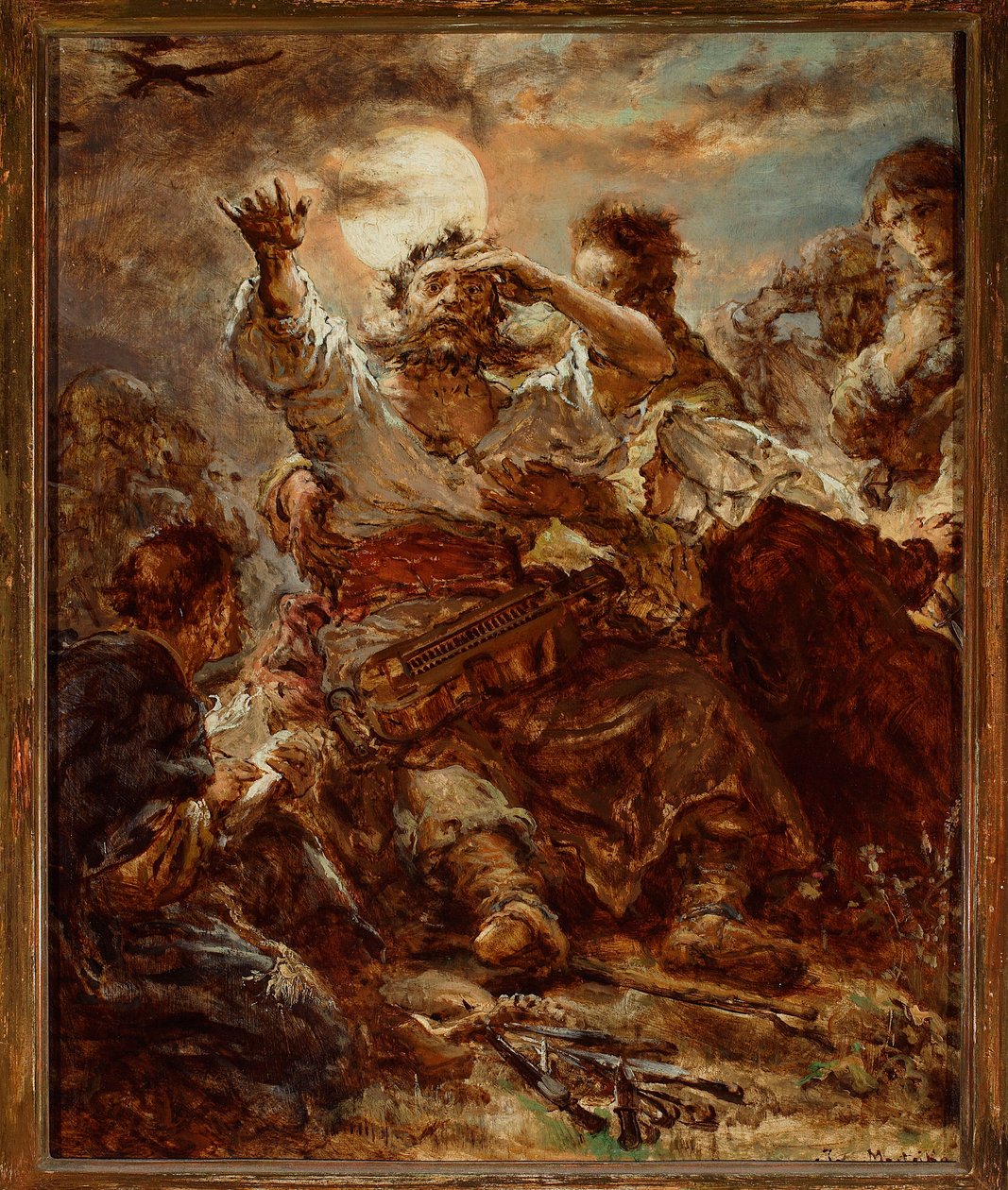 Skiss till målningen ”Wernyhora” av Jan Matejko