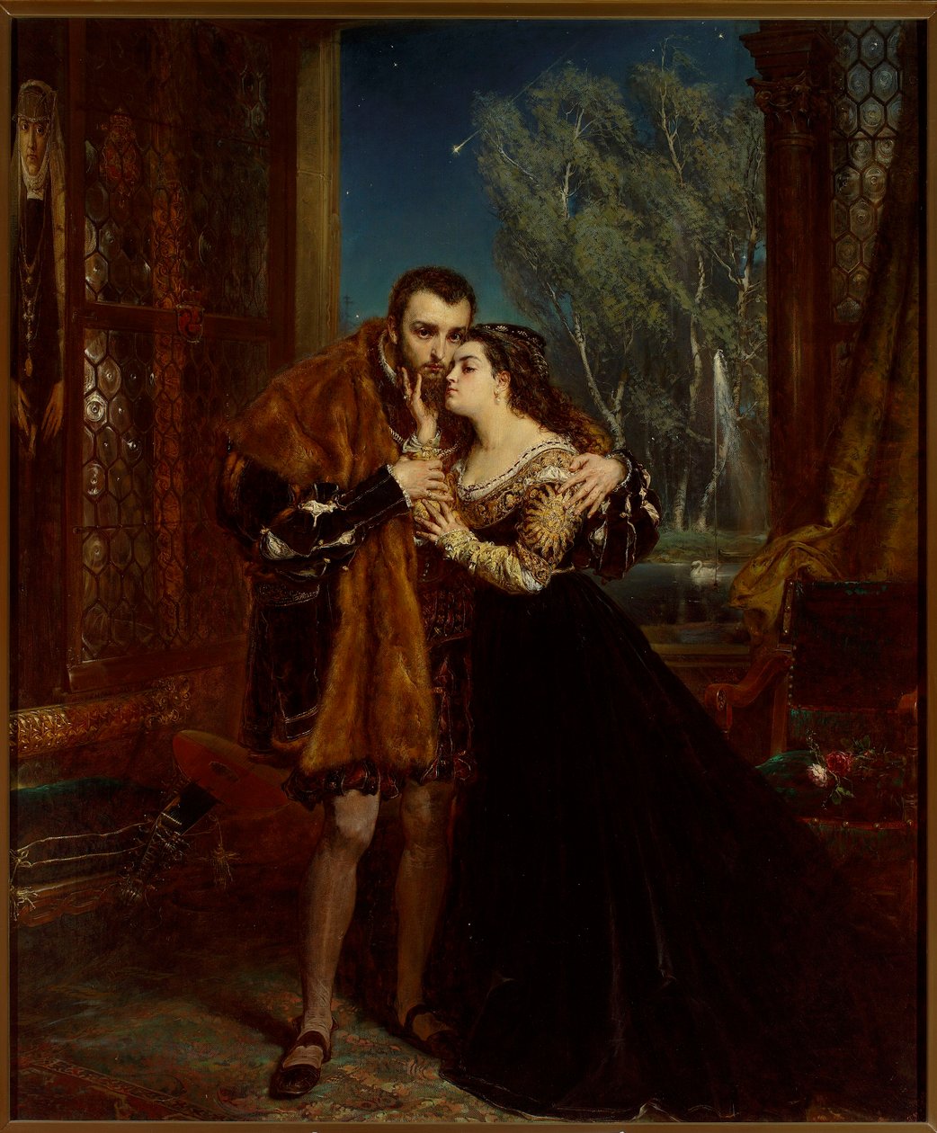 Sigismund August med Barbara vid Radziwiłłs hov i Vilnius av Jan Matejko