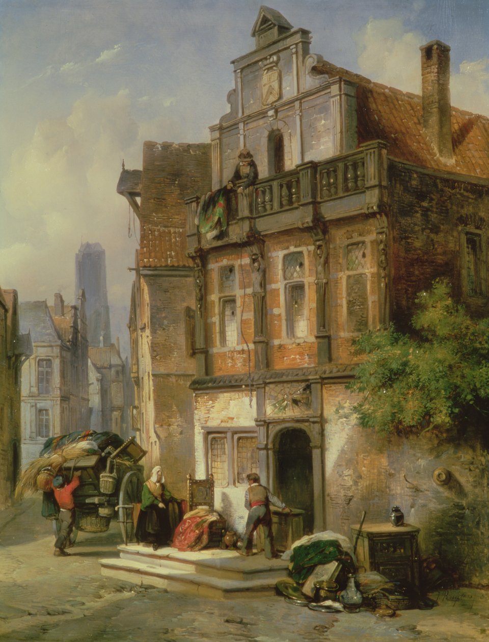 Inflyttning, 1837 av Jan Michiel Ruyten