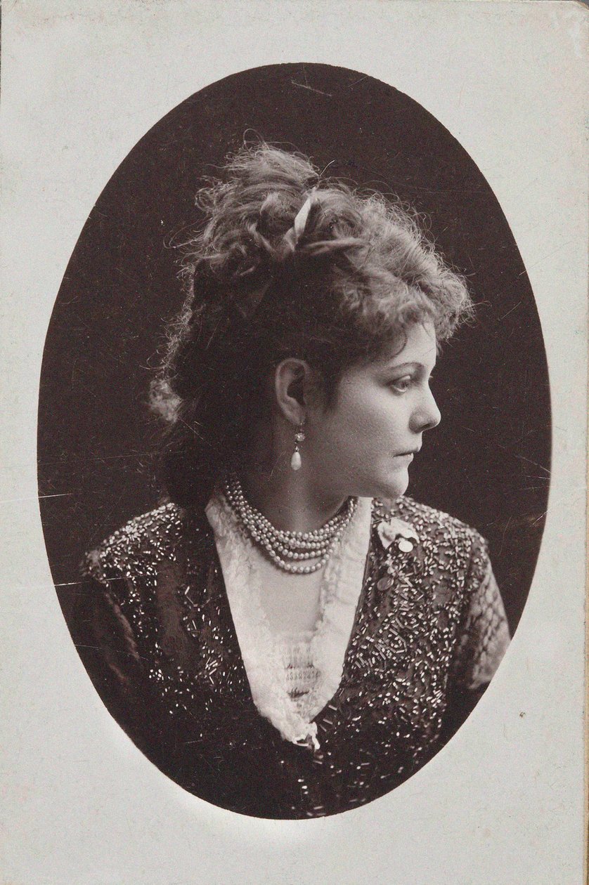 Porträtt av pianisten och kompositören Sophie Menter 1846-1918, 1893. av Jan Mieczkowski