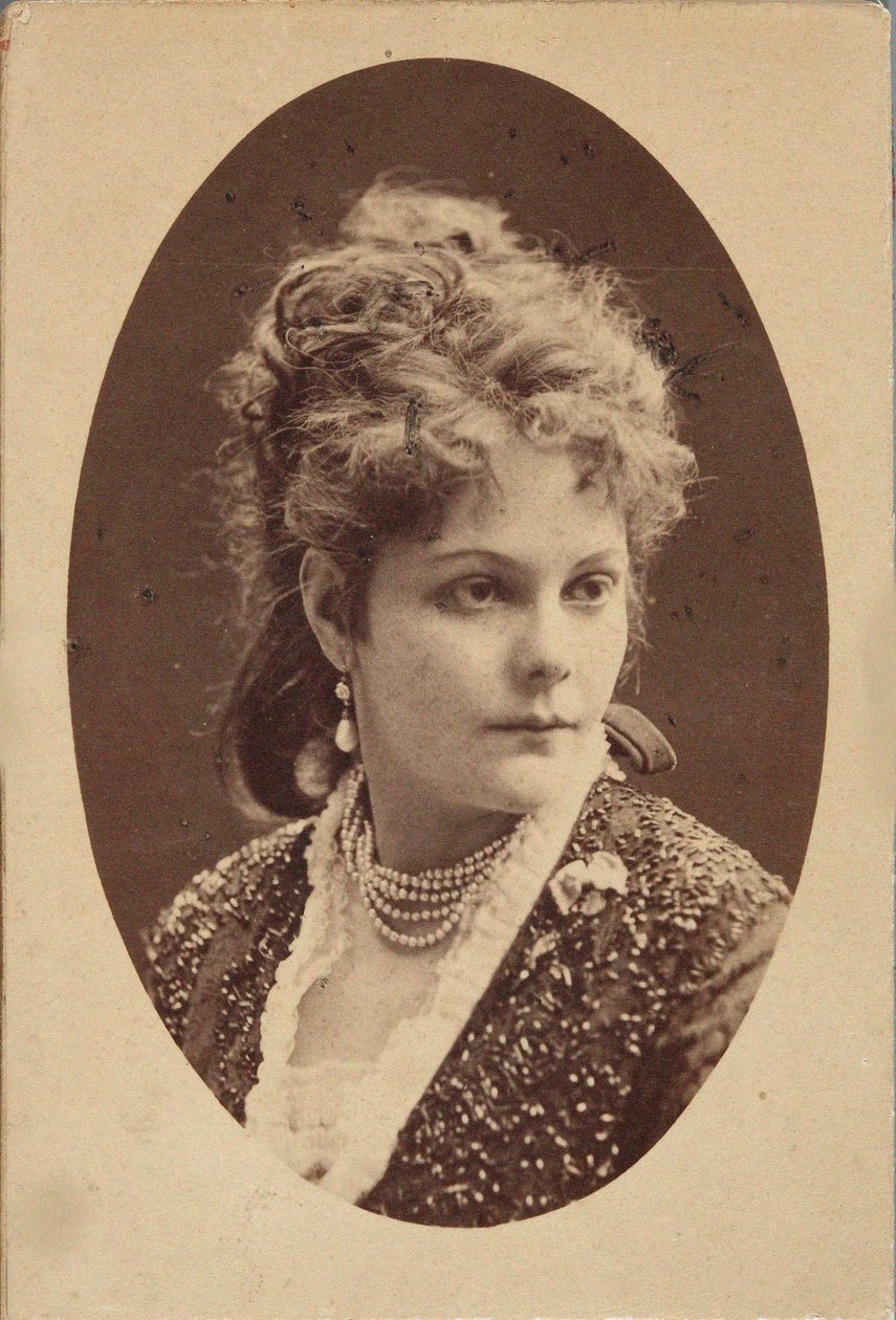 Porträtt av pianisten och kompositören Sophie Menter 1846-1918, 1893. av Jan Mieczkowski