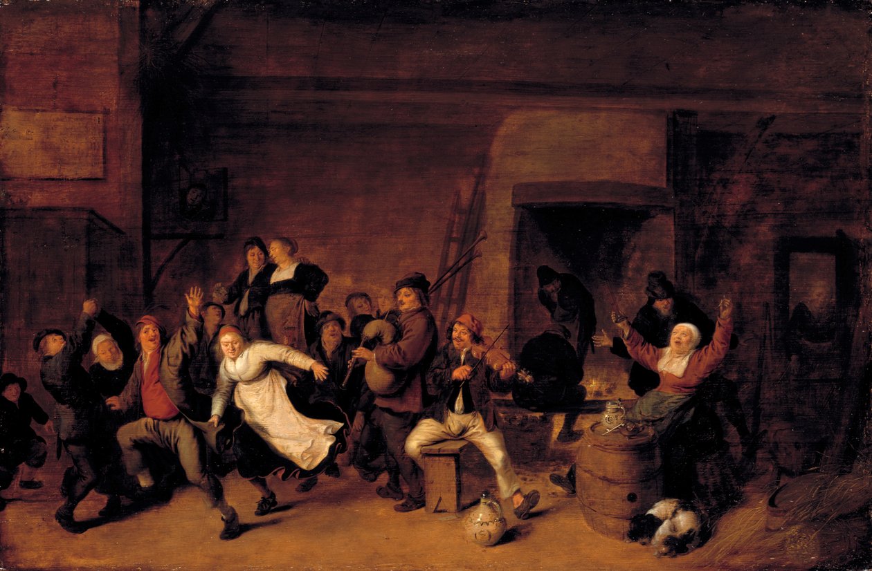 Festscen, ca. 1650. av Jan Miense Molenaer